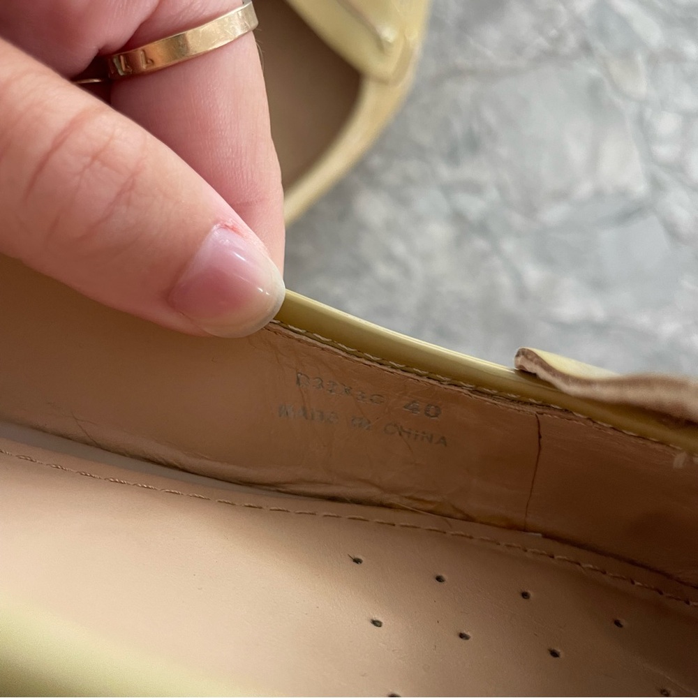 Geox Respira tan pointed flats - Picture 6 of 6